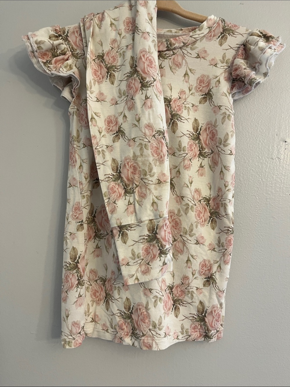 Bums & Roses Timeless Trellis  Outfit Set 3T - Picture 3 of 3